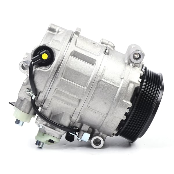 Auton AC/ilmastointikompressori - Kytkimellä - Sopii E350 C320 C240 CLK350 CL500 - OE-numero 4710465 4710474 4710480 4710579 813137 - Hopea