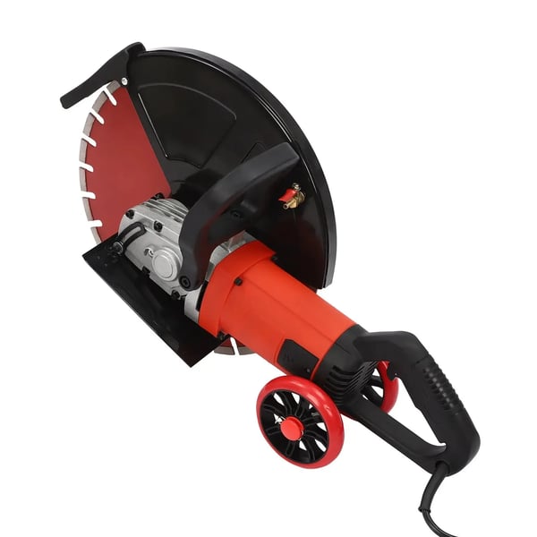Betonsav - Diamantsav - Diamantskive 410 mm - 4000 W - Til beton og puds - Rød