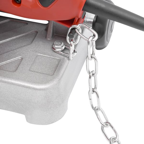 Elektrisk bordsav - Rundsav 18,5 cm - 1200 W - 5200 o/min - 0–45° geringsvinkel - EU‑stik - Ren kobbermotor - Rød