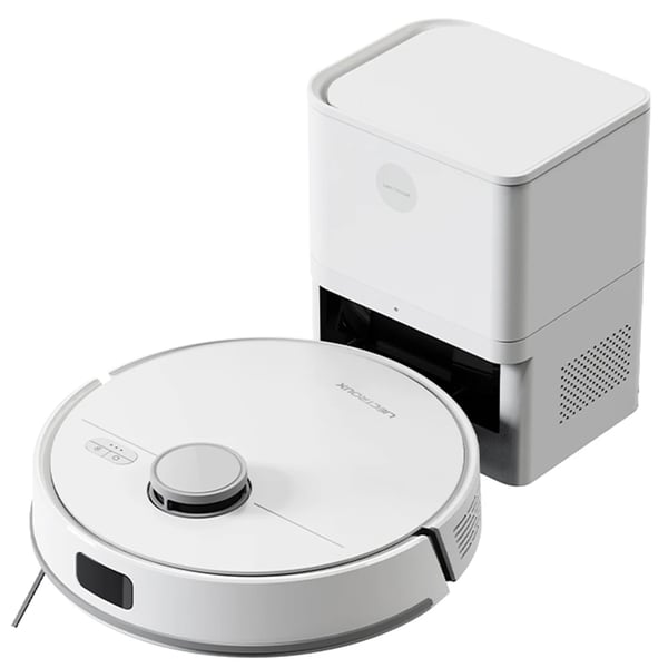 Robotstøvsuger - M70 Pro - LiDAR-navigation - Selvtømmende 3L station - Fleretagekort - Sugekraft 6500Pa - Driftstid 175min - Batteri 3200mAh - Hvid