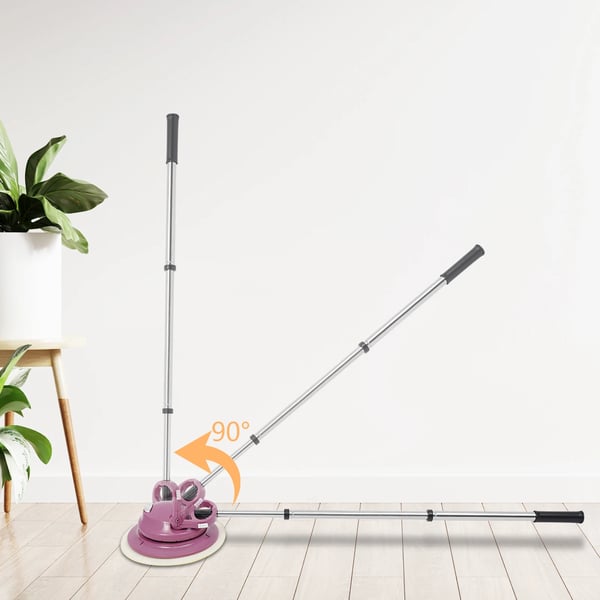 Elektrisk gulvrengøringsmaskine, batteridrevet 36 W, 160 omdr./min, multifunktion, pink