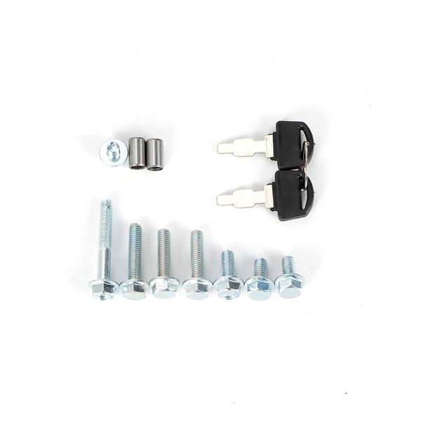 Elektrisk startsæt med svinghjul - Passer GX160/GX200 - 5,5/6,5 HK - Komplet kit - Rød