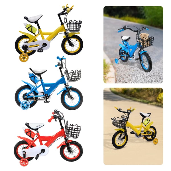 Børnecykel, 12 tommer, rød, til børn 2–4 år
