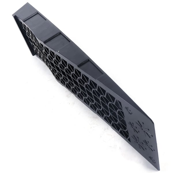 Bilramper 2 stk - Opkørselsramper til bil/lastbil - Kapacitet 3 t (3000 kg) - Hård PP-plast - Mål 695×200×80 mm - Sort