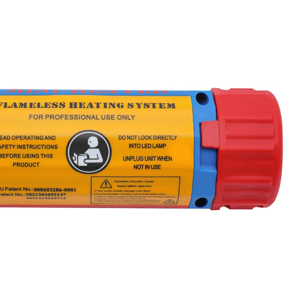 Induktiolämmitin - Käsikäyttöinen pultti-/ruuvin irrotin - 1100 W - 220 V EU-pistoke - 8 käämiä - 800°C max - 5–40 s lämmitys - Liekitön - Sininen