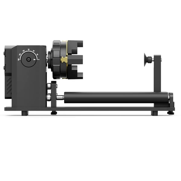 Ra Pro Max - Rotationsmodul - 4-i-1 Rulle & Chuck - Maks 6000 mm/min - Præcision 0,1 mm - Rotationsvinkel 0–180° - Hvid