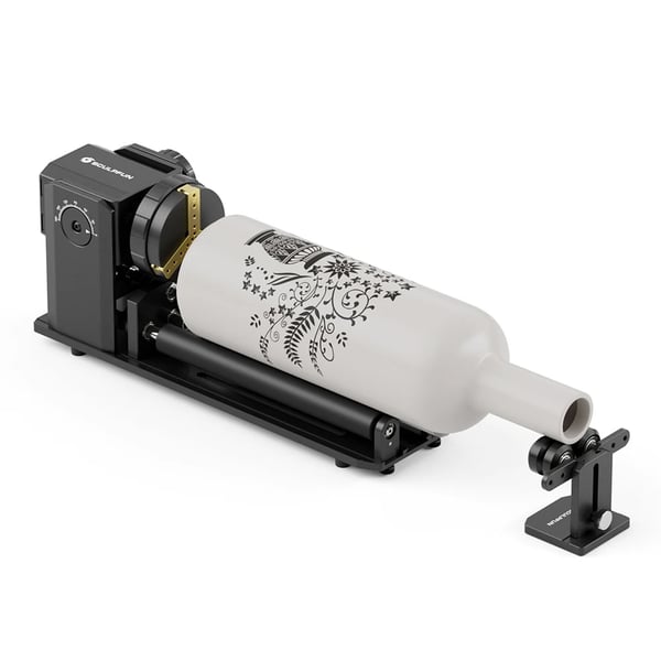 Ra Pro Max - Rotationsmodul - 4-i-1 Rulle & Chuck - Maks 6000 mm/min - Præcision 0,1 mm - Rotationsvinkel 0–180° - Hvid