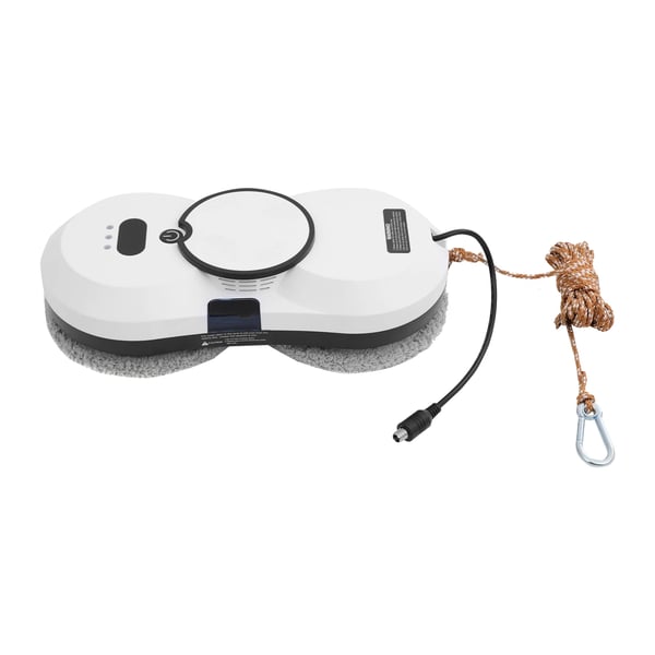 Fönsterputsrobot - Glasrengöringsrobot - Sugkraft 2800Pa - Fjärrkontroll - EU-kontakt 220V, 72W - Vattentank 30 ml - Säkerhetsrep 4 m - Vit