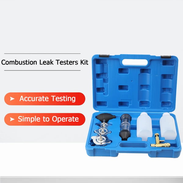 Motor lækagetester - Forbrændings- og cylindertest-kit - Til benzin & diesel - Test af topstykkepakning/kølesystem - Værktøjssæt