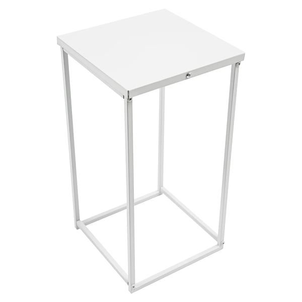 Blomsterstativer til bryllup - Sæt med 4 - Stålrør - Bæreevne 10–15 kg pr. stativ - DIY dekoration - Hvid
