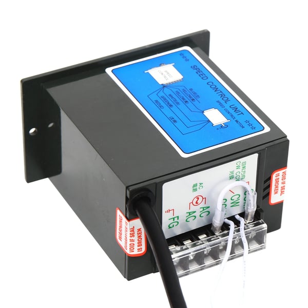 Induktionsgearmotor - AC 220 V 90 W - Hastighedsregulator 0–90 omdr./min - Moment 3,8 Nm - Aksel 1,2×2,9 cm - Khaki