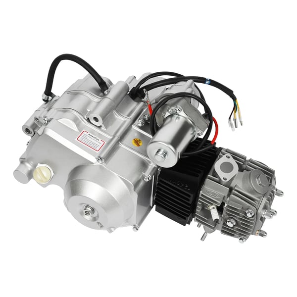 ATV moottoripaketti - 125 cc 4-tahti yksisylinterinen - 5,5 kW - Sähkö- ja potkustartti - Ilmajäähdytteinen - CDI - F-N-R vaihteisto - PZ19 kaasutin