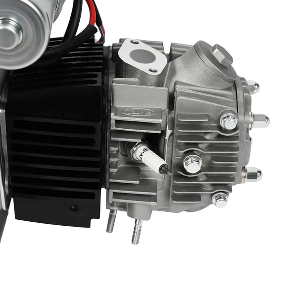 ATV moottoripaketti - 125 cc 4-tahti yksisylinterinen - 5,5 kW - Sähkö- ja potkustartti - Ilmajäähdytteinen - CDI - F-N-R vaihteisto - PZ19 kaasutin