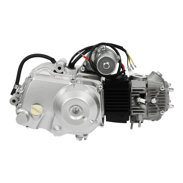 ATV moottoripaketti - 125 cc 4-tahti yksisylinterinen - 5,5 kW - Sähkö- ja potkustartti - Ilmajäähdytteinen - CDI - F-N-R vaihteisto - PZ19 kaasutin