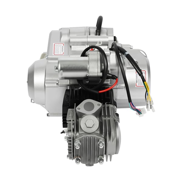 ATV moottoripaketti - 125 cc 4-tahti yksisylinterinen - 5,5 kW - Sähkö- ja potkustartti - Ilmajäähdytteinen - CDI - F-N-R vaihteisto - PZ19 kaasutin