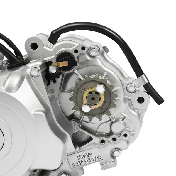 ATV moottoripaketti - 125 cc 4-tahti yksisylinterinen - 5,5 kW - Sähkö- ja potkustartti - Ilmajäähdytteinen - CDI - F-N-R vaihteisto - PZ19 kaasutin