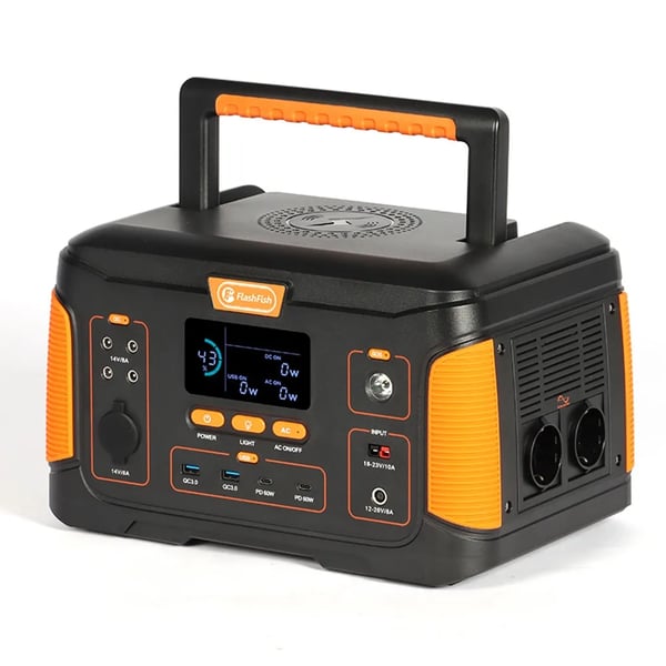J1000 Plus - Kannettava virtalähde - 932,4 Wh - 1000 W AC 230 V puhdas siniaalto - USB‑C PD 60 W, QC 18 W - Langaton lataus 15 W - EU‑pistorasia