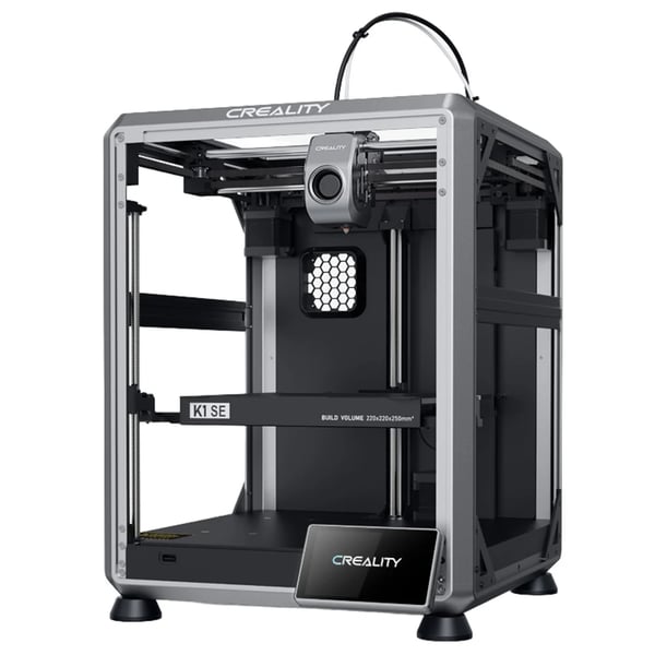 K1 Se - 3D-tulostin - CoreXY - Tulostusnopeus ≤600 mm/s - Tulostusalue 220×220×250 mm - Automaattinen tasoitus - Wi‑Fi & USB - Valkoinen