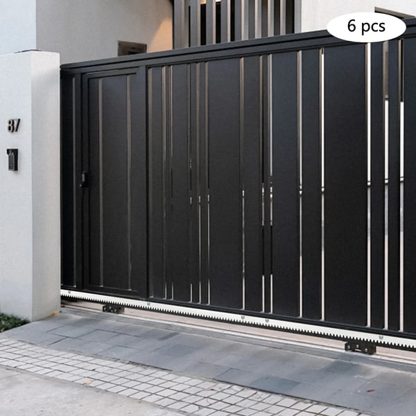 Automatisk Skydeportsåbner - 370 W Elektrisk Motor - Fjernbetjening - Udendørs - Sort