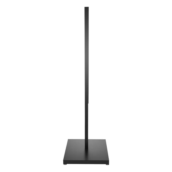 Plakatstander - Gulvstående skiltestander - Ramme 90×65 cm - Totalhøjde 160 cm - Indendørs/Udendørs - Jern - Justerbare fødder 1 cm - Sort