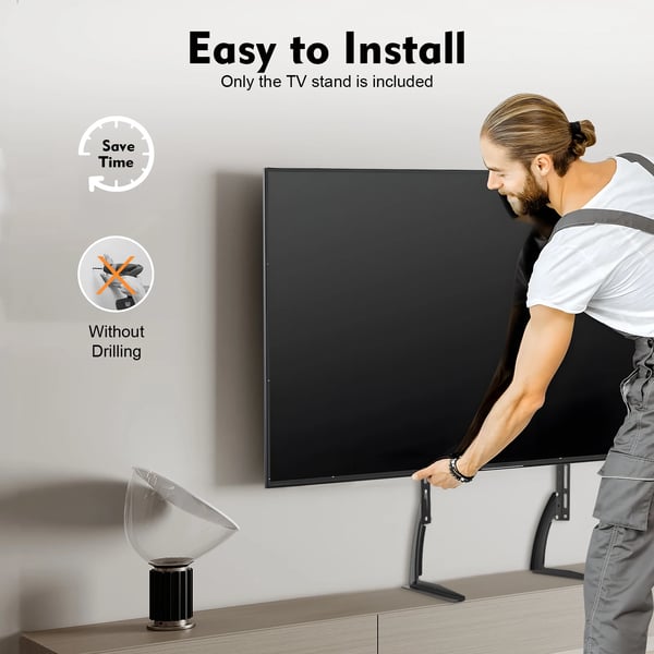 TV-stander - Universal bordstativ - Til 81–178 cm LED/LCD-TV - Udskiftningsfod - Fritstående bordholder