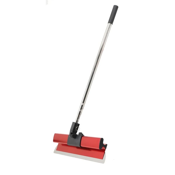 Spartelblad til gips - Glitte/Skimming-blad med teleskopskaft - Justerbar 90–200 cm - Til fugemasse, puds og afskrabning