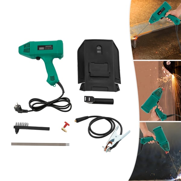 Svejsemaskine - Digital håndsvejser - 3000 W - 220 V - Bærbar - Ultralet - Svejsepistol - Blå