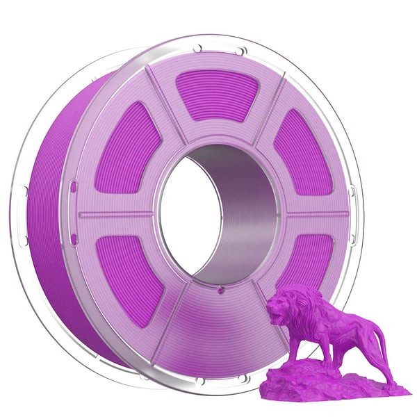 3D-printerfilament - PLA 1,75 mm ±0,02 mm - Vægt 1 kg - Hastighed 30–300 mm/s - 190–230°C, Varmebed 50–60°C - Blå