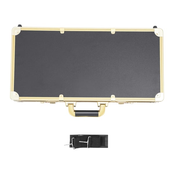 Frisør værktøjskuffert - Aluminiumkasse - Ildfast panel - Bærbar opbevaring - Til hårredskaber - 55×27×10 cm