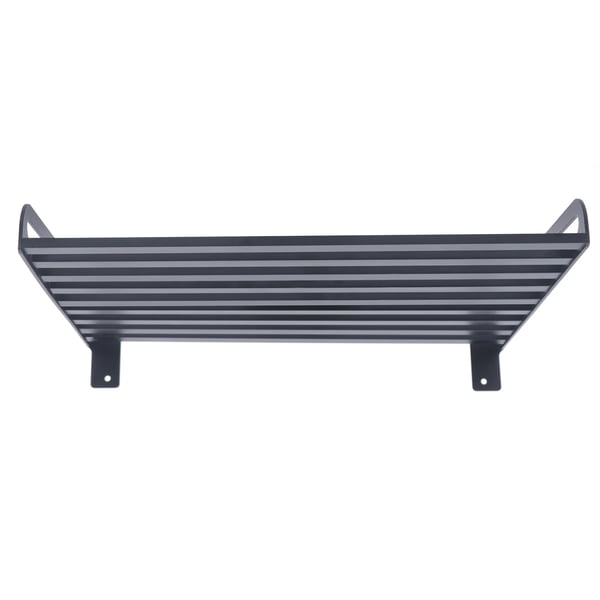 Mikrobølgeovnshylde - Væghængt Hylde - Aluminiumslegering - 50 kg Max Belastning - 50 x 39,5 cm - 1 Niveau - Sort