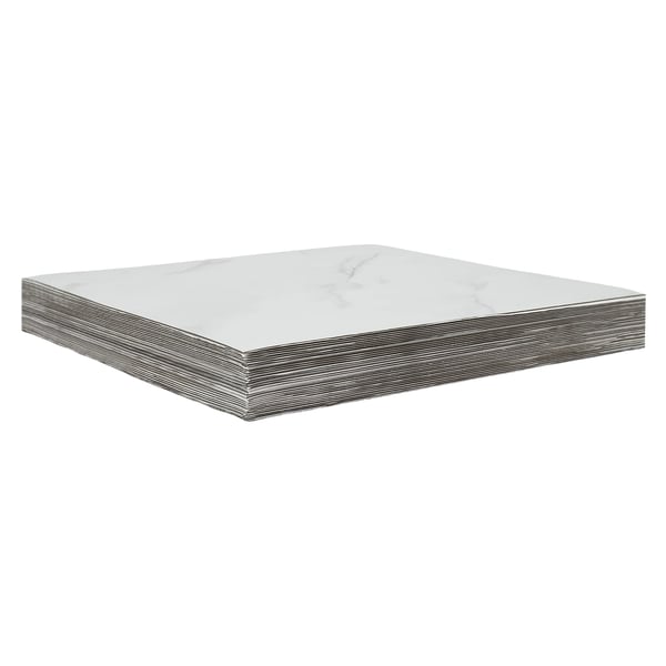 Gulvfliser - Selvklæbende PVC Marmorlook - 30×30 cm - 32 stk - 1,2 mm - UV-bestandig & flammehæmmende