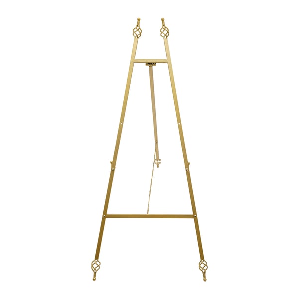 Displaystaffli - 2-pack tripodstativ - Justerbar lutning - Stål - Max belastning 10 kg - Kedja 60 cm - För foton och affischer