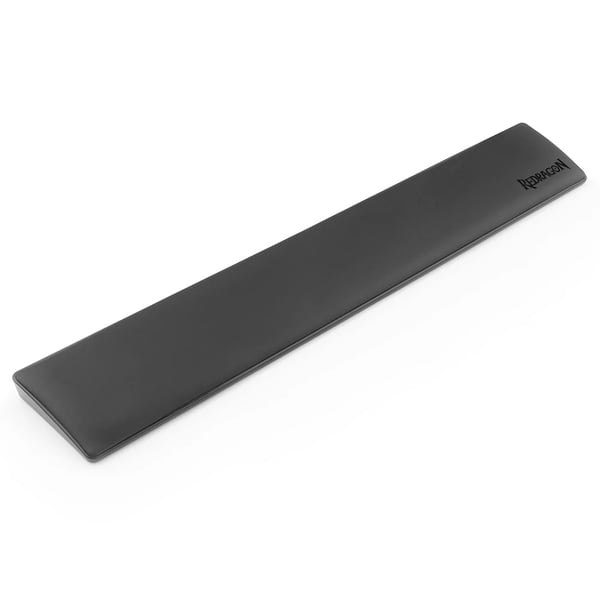 Handledsstöd för tangentbord - P037 handledsstödsdyna - Mjukt minnesskum - Halkfri gummibas - 43,5×7,3×1,7 cm - För 104-tangenters tangentbord - Oliv