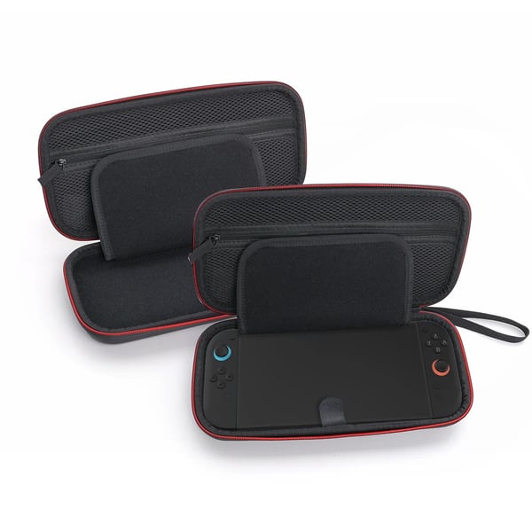 Spillekonsol opbevaringstaske - TNS-3173 hardcase etui - Bærbart rejseetui - Stødsikker organizer - Sort