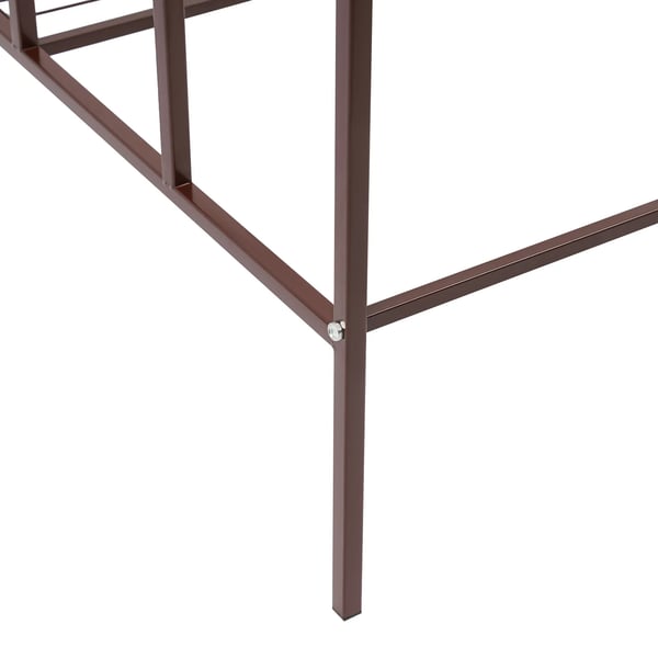Blomsterstander - Metal trappehylde til plantekrukker - 3 Etager - Fritstående - 70×58×60 cm - Samling - Bronzefarvet