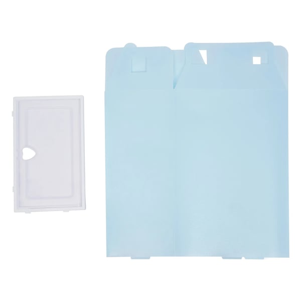 Skobokse til opbevaring - 20-pak - Plast - Stabelbare - Sammenklappelige - Pladsbesparende - 33×23×14 cm - Blå