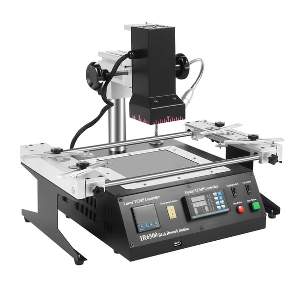 BGA infrarød reworkstation - IR6500 - 1250 W - Lodde-station til PCB/motherboard - Infrarød lodning - Sort