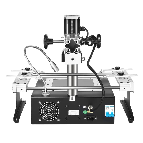 BGA infrarød reworkstation - IR6500 - 1250 W - Lodde-station til PCB/motherboard - Infrarød lodning - Sort