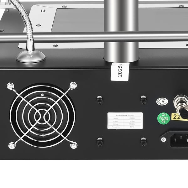 BGA infrarød reworkstation - IR6500 - 1250 W - Lodde-station til PCB/motherboard - Infrarød lodning - Sort