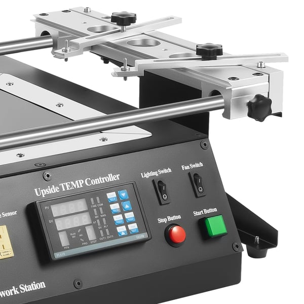 BGA infrarød reworkstation - IR6500 - 1250 W - Lodde-station til PCB/motherboard - Infrarød lodning - Sort