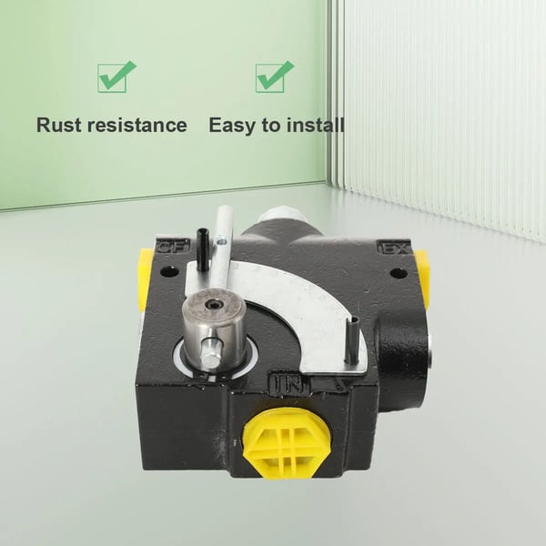Hydraulisk flowreguleringsventil - G 3/4 BSP (1,9 cm) - Variabelt Flow - Trykkompenseret - Skydeventil - Til Motorhastighed