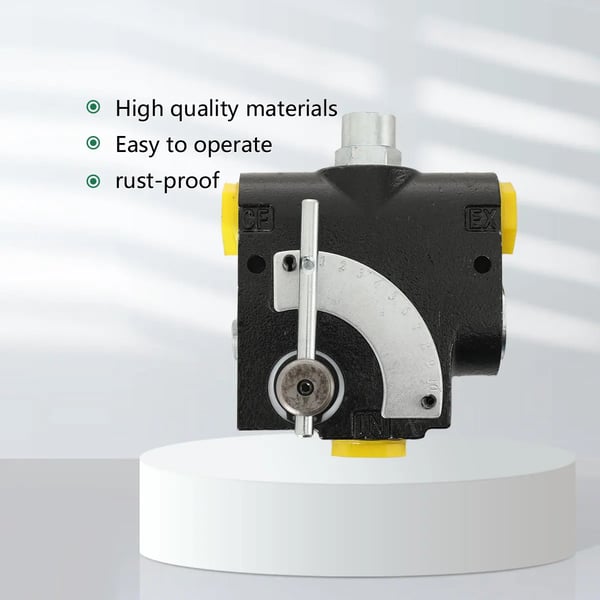 Hydraulisk flowreguleringsventil - G 3/4 BSP (1,9 cm) - Variabelt Flow - Trykkompenseret - Skydeventil - Til Motorhastighed