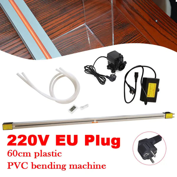 Akrylbukker - Plastbukkemaskine - 220 V - 1–6 mm - Til PVC/Akrylglas - Til Skiltefremstilling - CE-godkendt