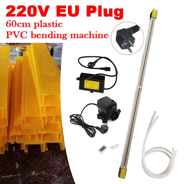 Akrylbukker - Plastbukkemaskine - 220 V - 1–6 mm - Til PVC/Akrylglas - Til Skiltefremstilling - CE-godkendt