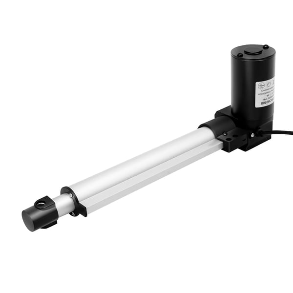 Sähköinen lineaaritoimilaite - Nostinsylinteri - Isku 230 mm - 6000 N - 5 mm/s - DC 24V 2,3A - 220 V EU-pistoke 60 W - IP44 ≤50 dB - Hopea