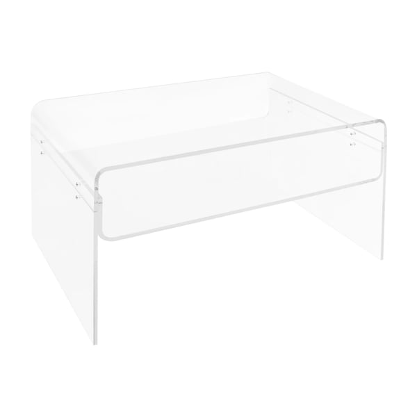 Sofabord i akryl - Stuebord - Moderne Design - Minimalistisk Stil - Sidebord - Gennemsigtig