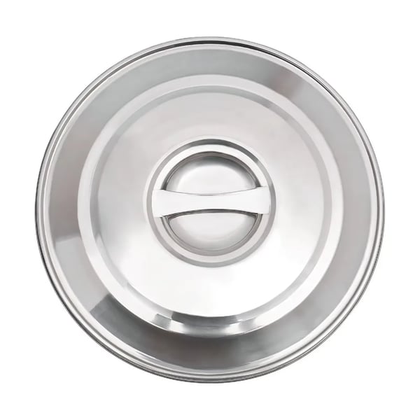 Termobeholder til mad - Isoleret spand med låg - 40 l - Rustfrit stål - Holder varmt i 12 t - Hvid
