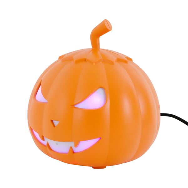 Halloween-kurpitsa - Savukone Sumukone Mini - 800 W - RGB LED - Langaton Kaukosäädin - Oranssi