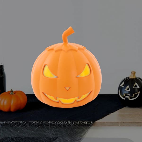 Halloween-kurpitsa - Savukone Sumukone Mini - 800 W - RGB LED - Langaton Kaukosäädin - Oranssi