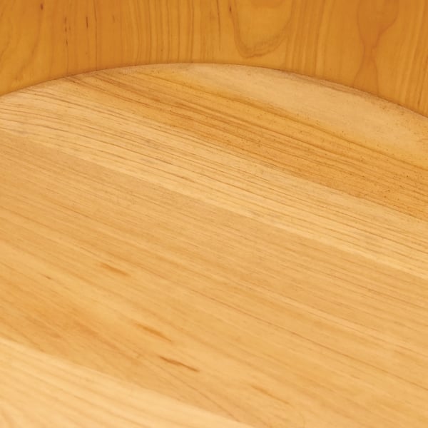 Cyprestræ Fodbad - Fodspa Balje - Rund Form - Galvaniserede Jernbånd - 12 mm Tykkelse - Varmeholdning - Monteringsfri - Gul